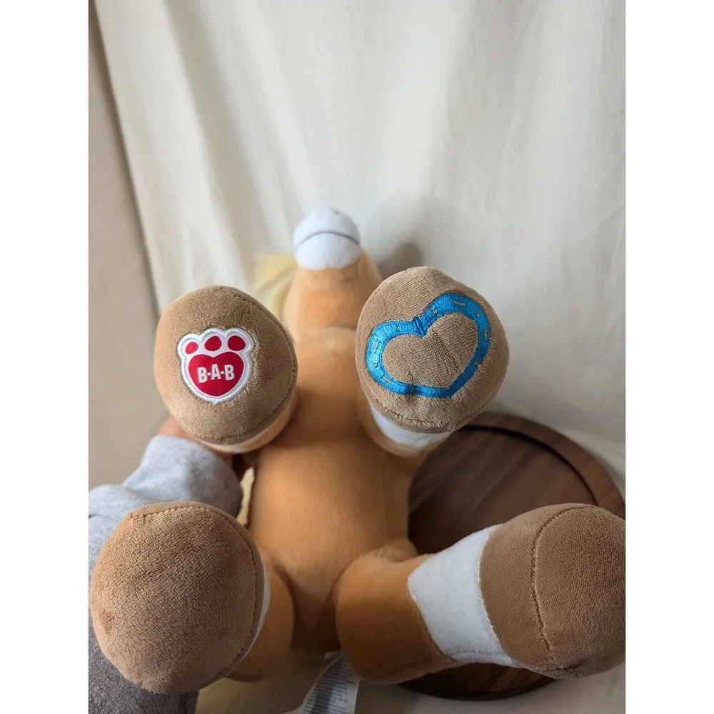 Build A Bear Horses And‎ Hearts Riding Club Palomino Horse Pony  Plush Toy